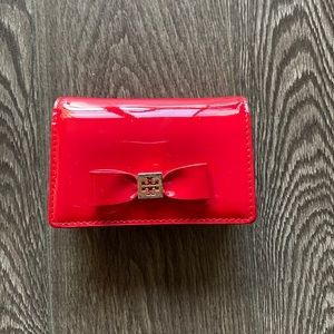 Cherry Red Tory Burch Card Case